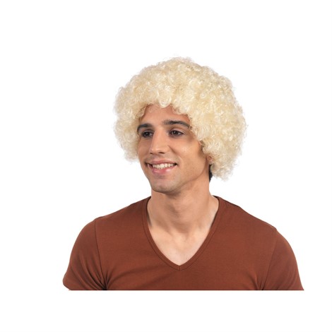 BLOND CURLY CLOWN WIG
