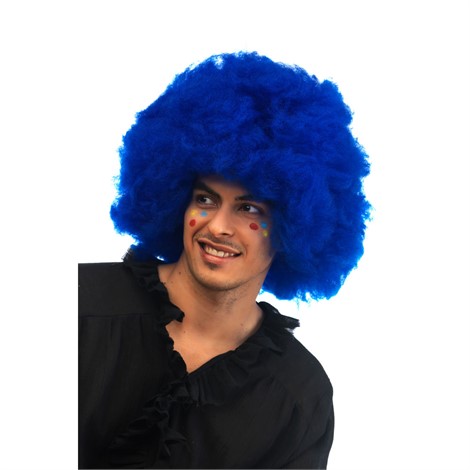 BLUE AFRO WIG