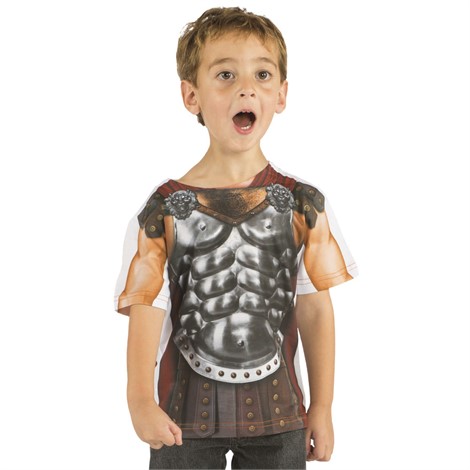 Camiseta Disfraz Gladiador para Niño